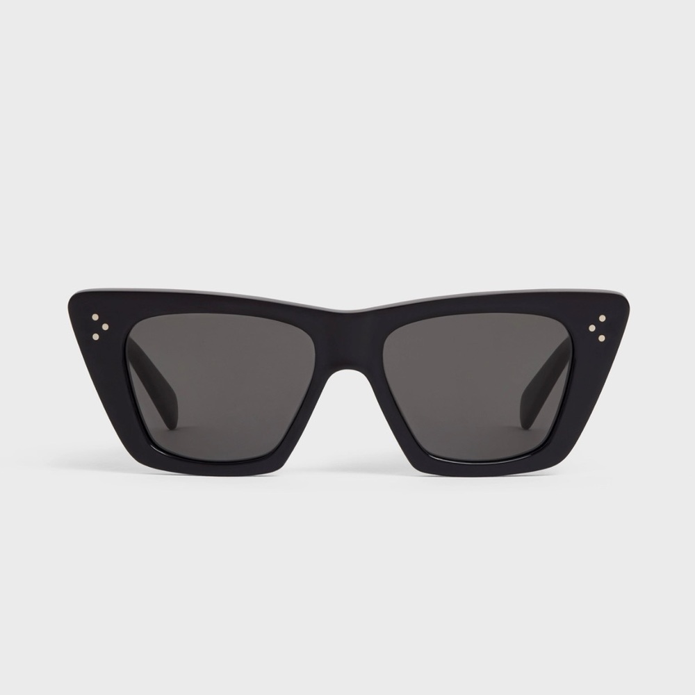 Celine Sunglasses. Black Cat Eye.